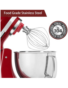 Batidor de Alambre K45WW KitchenAid 6 Alambres Acero Inoxidable 2