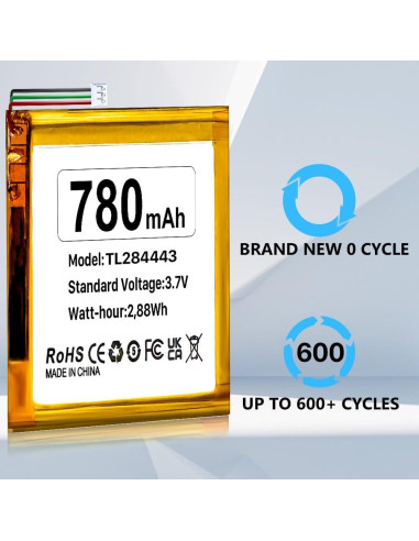 Batería de Reemplazo WAVYPO para Termostato Nest TL284443