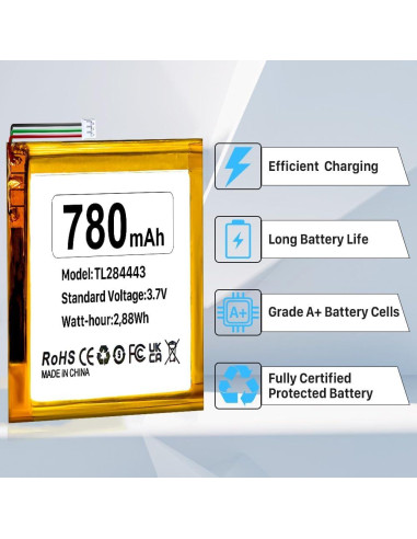 Batería de Reemplazo WAVYPO para Termostato Nest TL284443