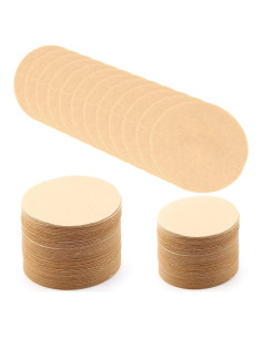 Filtros de Café de Papel Sin Blanquear AIEX 350 pcs 6.4cm