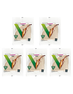 Filtro de Papel HARIO VCF-03-100M para V60 - 500 Hojas