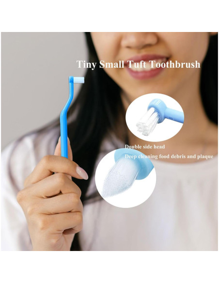 Cepillo de Dientes Ortodóntico FRUTA 4 Piezas Cabeza Pequeña