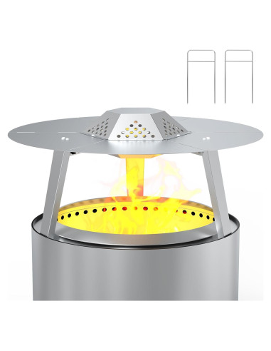 Deflector de Calor Outspark para Solo Stove Bonfire 19.5"