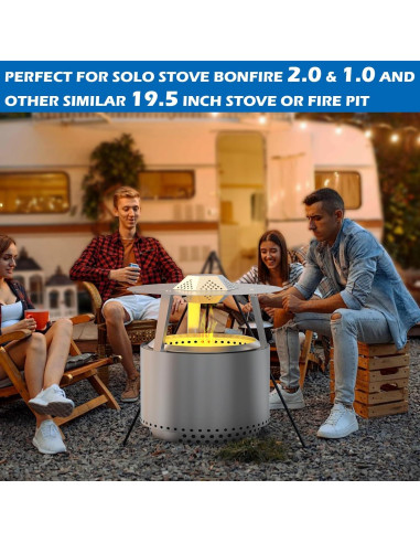 Deflector de Calor Outspark para Solo Stove Bonfire 19.5"