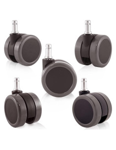Ruedas de poliuretano para silla de oficina 11mm - Disfrutar Caster