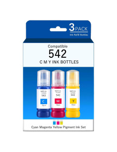 Recarga de Tinta Cian Magenta Amarillo Oranysty 70ml para Epson