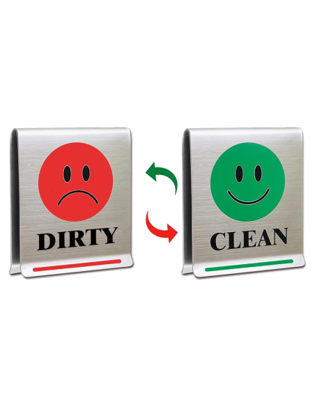Señal Limpio/Sucio para Lavavajillas Magrooyar Acero Inoxidable