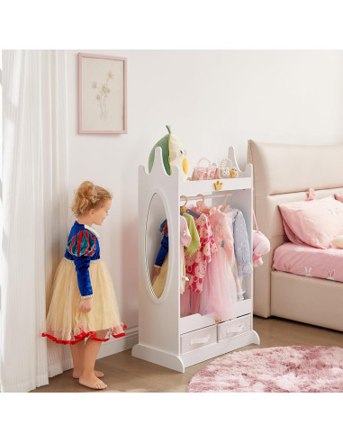 Armario de Almacenamiento para Disfraces de Niños GTOLV Blanco