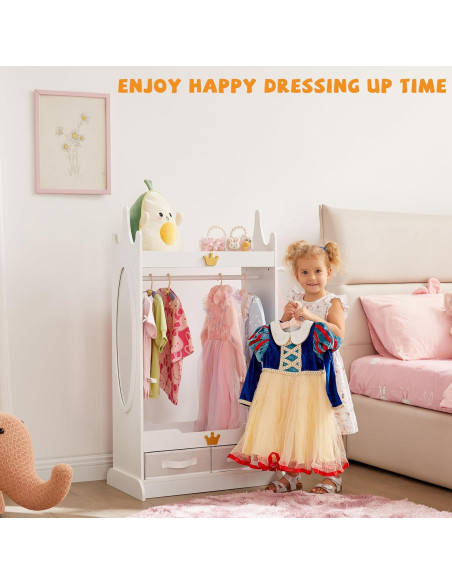 Armario de Almacenamiento para Disfraces de Niños GTOLV Blanco