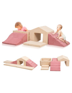 Conjunto de Escalada de Espuma LOAOL 6PCS para Niños 0-3 Años