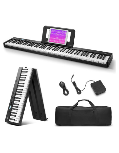 Piano Digital Plegable Eastar EP-10 88 Teclas Bluetooth Portátil
