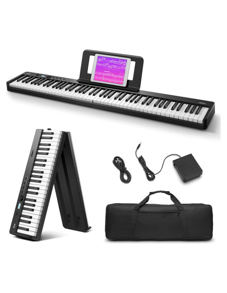 Piano Digital Plegable Eastar EP-10 88 Teclas Bluetooth Portátil