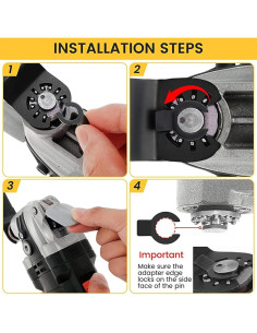 Kit de 12 Cuchillas Oscilantes Titanio Gevvnss para Multiherramienta 2