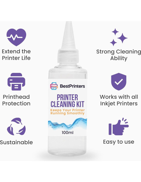 Kit de Limpieza de Impresoras Epson HP Brother 20ml