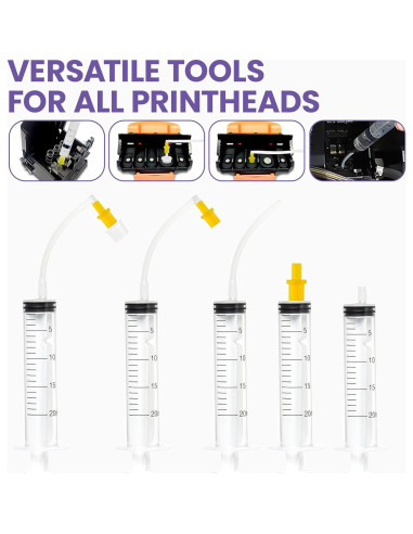 Kit de Limpieza de Impresoras Epson HP Brother 20ml