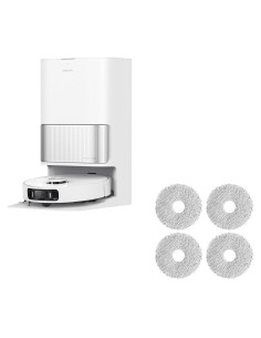 Aspiradora Robot DREAME L40s Ultra AE Blanco con Paños de Mopa