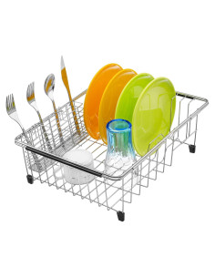 Estante Secar Platos iPEGTOP Acero Inoxidable Expandible 40-56cm