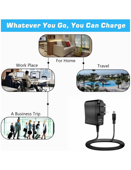 Adaptador AC/DC Jantoy para Radio Sangean MMR88 - Cargador de Pared