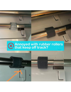 Kit de Reemplazo de Rodillos de Goma FEOXSHAL para Cricut Maker 2