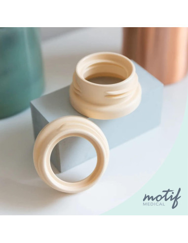 Adaptador de Botella Pequeño Cuello Motif Medical - Juego de 2