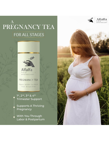 Té de Embarazo Orgánico Alfalfa Field 25 Porciones 42.5 g