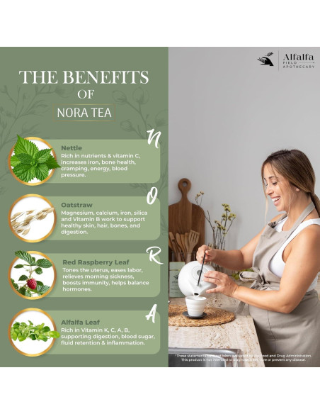 Té de Embarazo Orgánico Alfalfa Field 25 Porciones 42.5 g Té de Embarazo Orgánico Alfalfa Field 25 Porciones 42.5 g