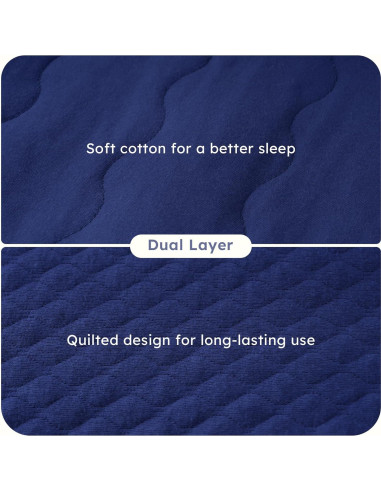 Saco de Sueño Bebé 6-12 Meses 2.5 TOG Algodón Azul