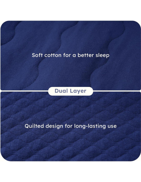 Saco de Sueño Bebé 6-12 Meses 2.5 TOG Algodón Azul