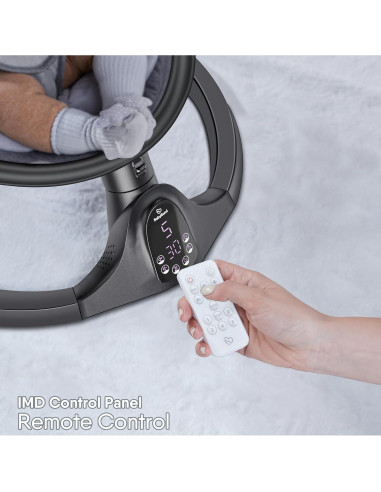 Columpio Eléctrico BabyBond BB008M para Bebés hasta 12.25 kg