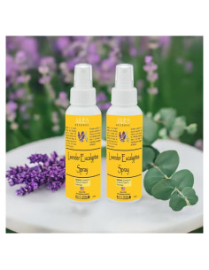 Spray Natural de Habitaciones y Ropa Lavanda Eucalipto 118 ml x2