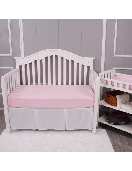 Juego de 3 Sábanas de Cuna Impermeables Belsden Microfibra Juego de 3 Sábanas de Cuna Impermeables Belsden Microfibra