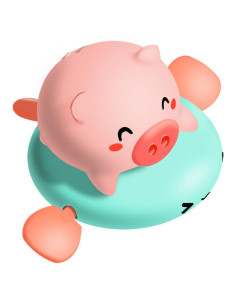 Juguete de baño cerdito rosa YINGBEI para bebés 12 meses