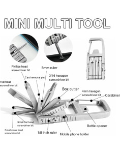 Multiherramienta 12 en 1 RandJ de Acero Inoxidable Compacta 2