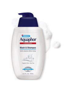 Jabón y Champú 2 en 1 Aquaphor para Niños 750 ml Sin Fragancia