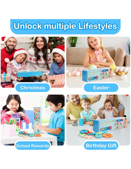 Juguetes de Baño de Silicona Ebukur para Bebés 10 Piezas