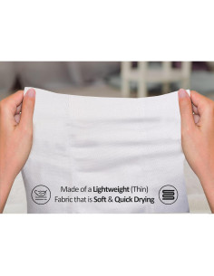 Paquete de 10 Pañales de Tela Ruvanti 100% Algodón Unisex 2