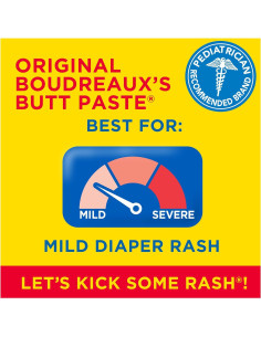 Crema para erupciones de pañal Boudreaux's Butt Paste 56.7g 2