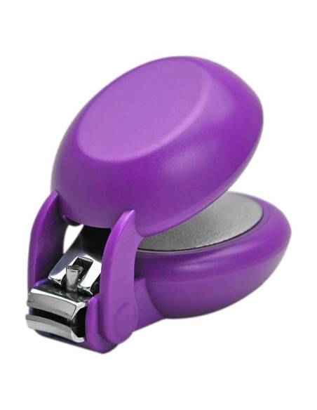 Cortauñas Adaptativo HARAC para Manos con Artritis - Púrpura