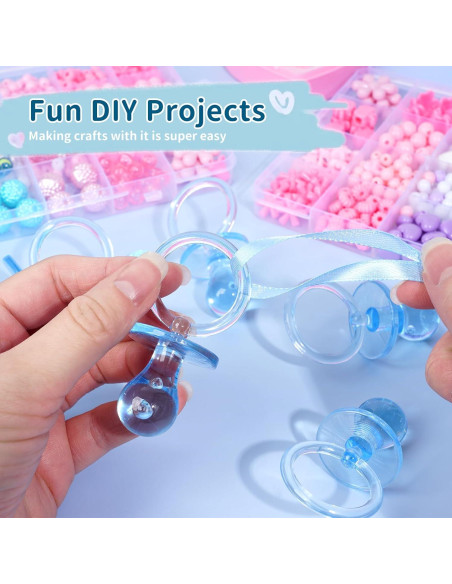 72 Chupetes de Baby Shower Azules XINHUIDALSQ 6.99 cm Decoración