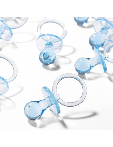 72 Chupetes de Baby Shower Azules XINHUIDALSQ 6.99 cm Decoración