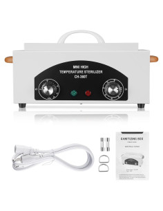 Esterilizador de Calor Seco 300W 1.5L para Herramientas Metálicas