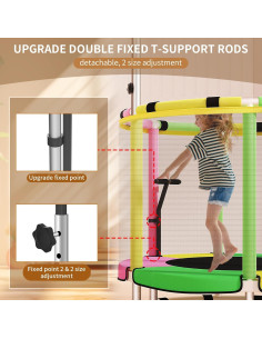 Trampolín Ajustable para Niños BLINWORLD TL-238 139.7cm 2