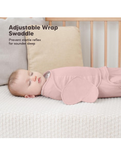 Sacos de Saco para Bebés Susurration, 100% Algodón, Paquete de 3 2