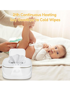 Calentador de Toallitas para Bebés Zertylre A003 con Luz Nocturna 2