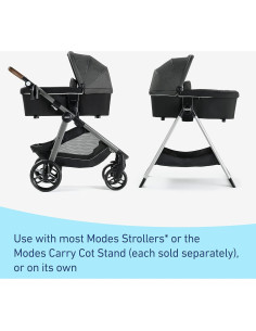 Cuna Portátil Graco Modes Reversible con Capota Negra 2