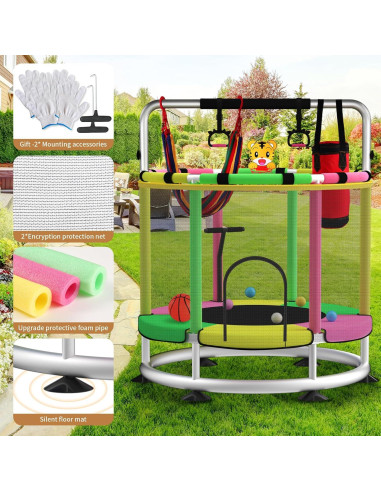 Trampolín Ajustable para Niños BLINWORLD TL-238 139.7cm