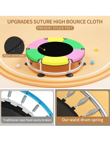 Trampolín Ajustable para Niños BLINWORLD TL-238 139.7cm