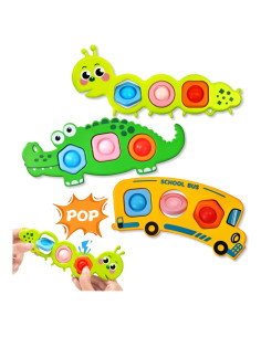 Juguetes Sensoriales Fidget Popper Chilvil para Bebés 12+ Meses