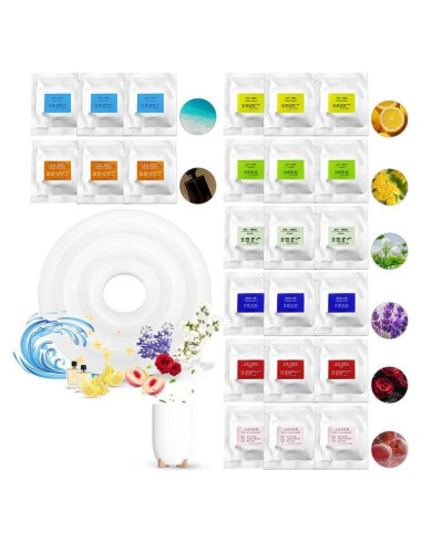 Discos de Fragancia Sukh para Calentador de Toallas - 24 Piezas