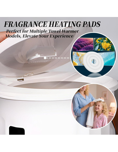 Discos de Fragancia Sukh para Calentador de Toallas - 24 Piezas